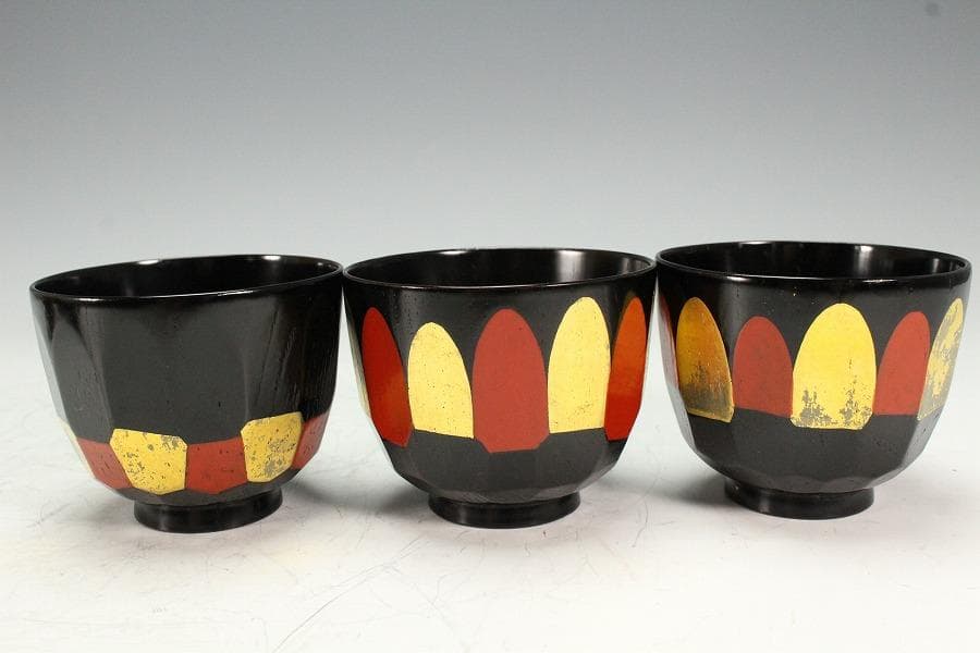 平安象彦造 八千代椀 小吸物椀 五客 共箱(K-YC585)