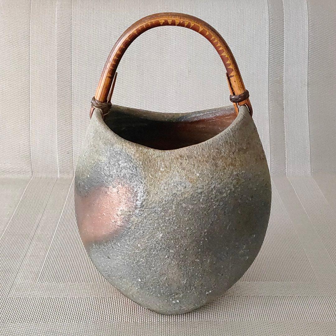 ベン・コーエン　越前　手付花器 N1