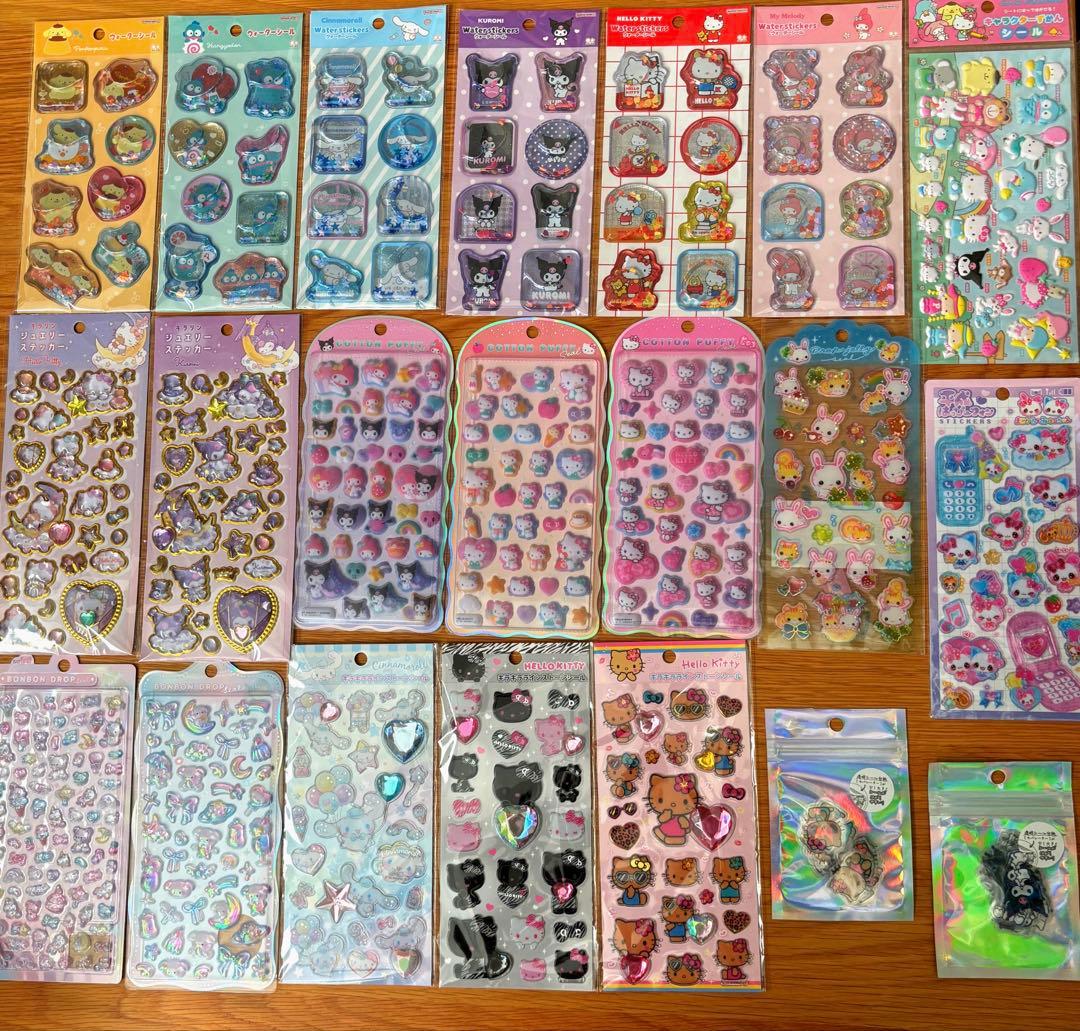 【21枚★まとめ売り】【正規品】サンリオ　ボンドロ　コットン　ウォーター