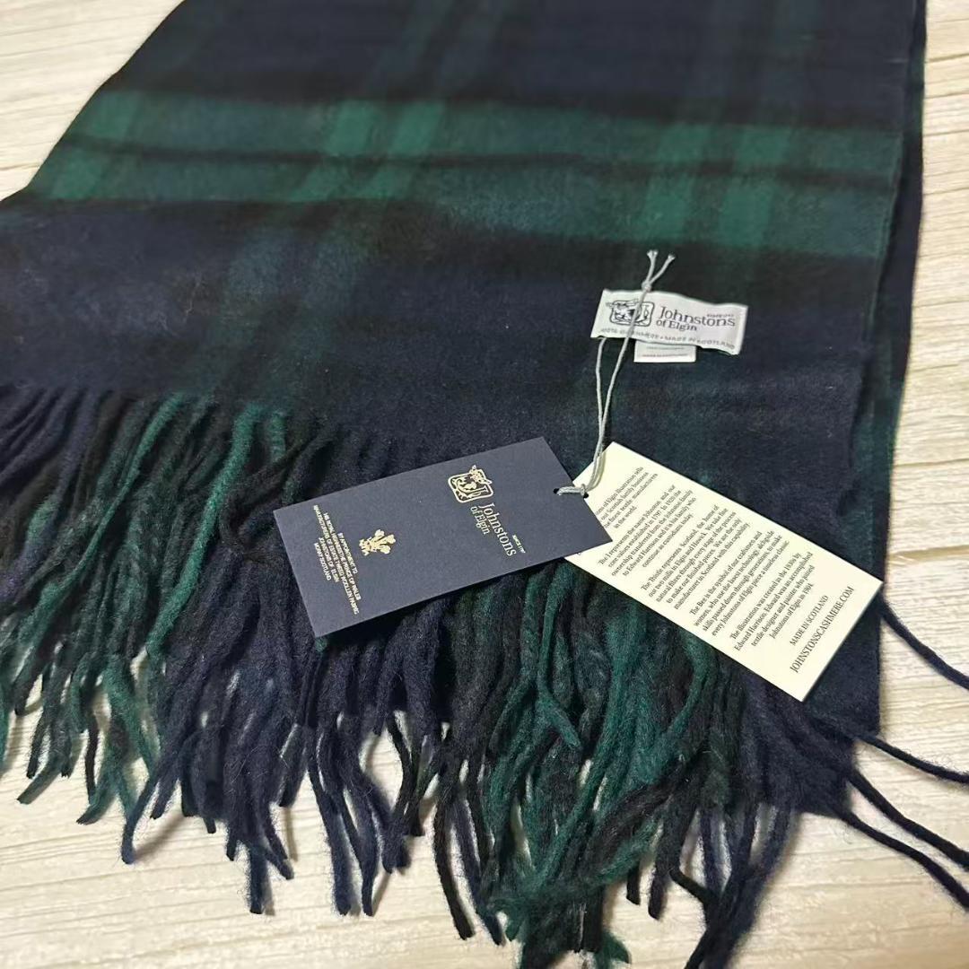 J*U様 JOHNSTONS ジョンストンズ　大判 マフラー ブラックウォッチ