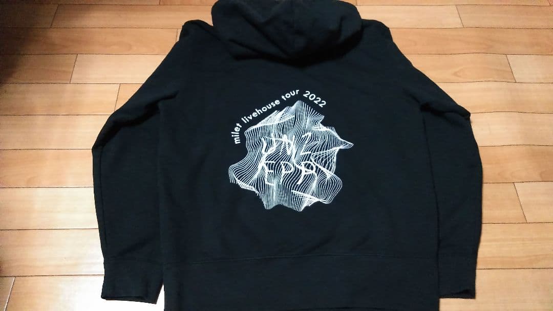 MILET ミレイ UNZEPP ライブハウスツアー 2022 パーカー 黒 M