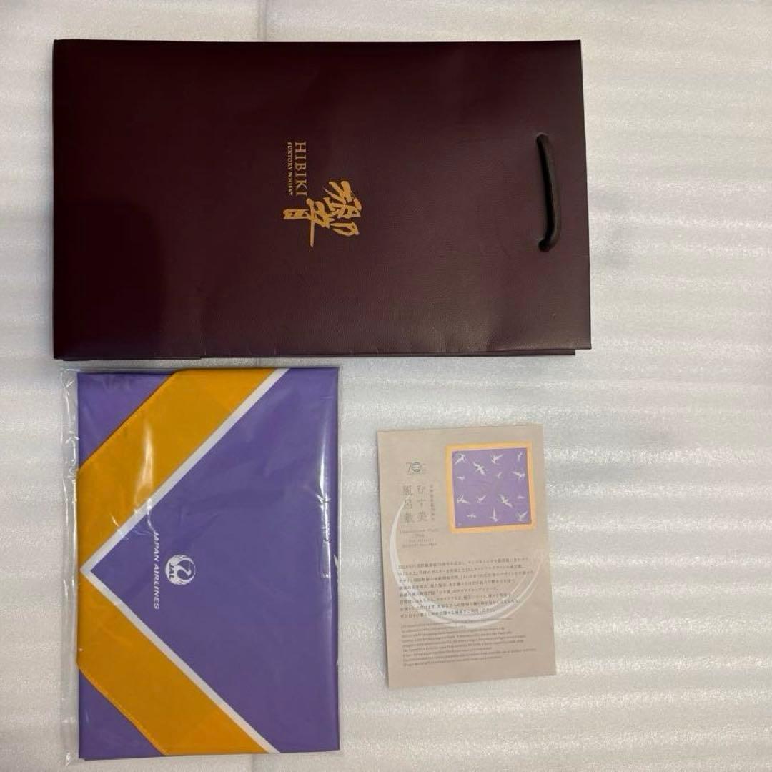 サントリー 響 100周年記念ウイスキー ・JAL国際線就航70周年限定品同梱