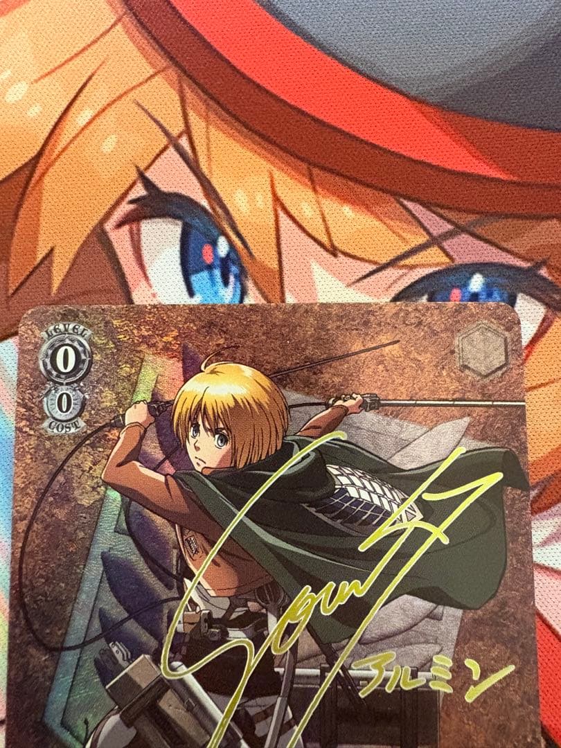 自由を掴むため　アルミン SP サイン