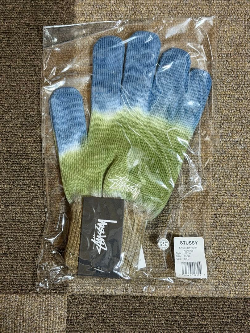小物 stussy EARTH DAY KHIT GLOVES L/XL