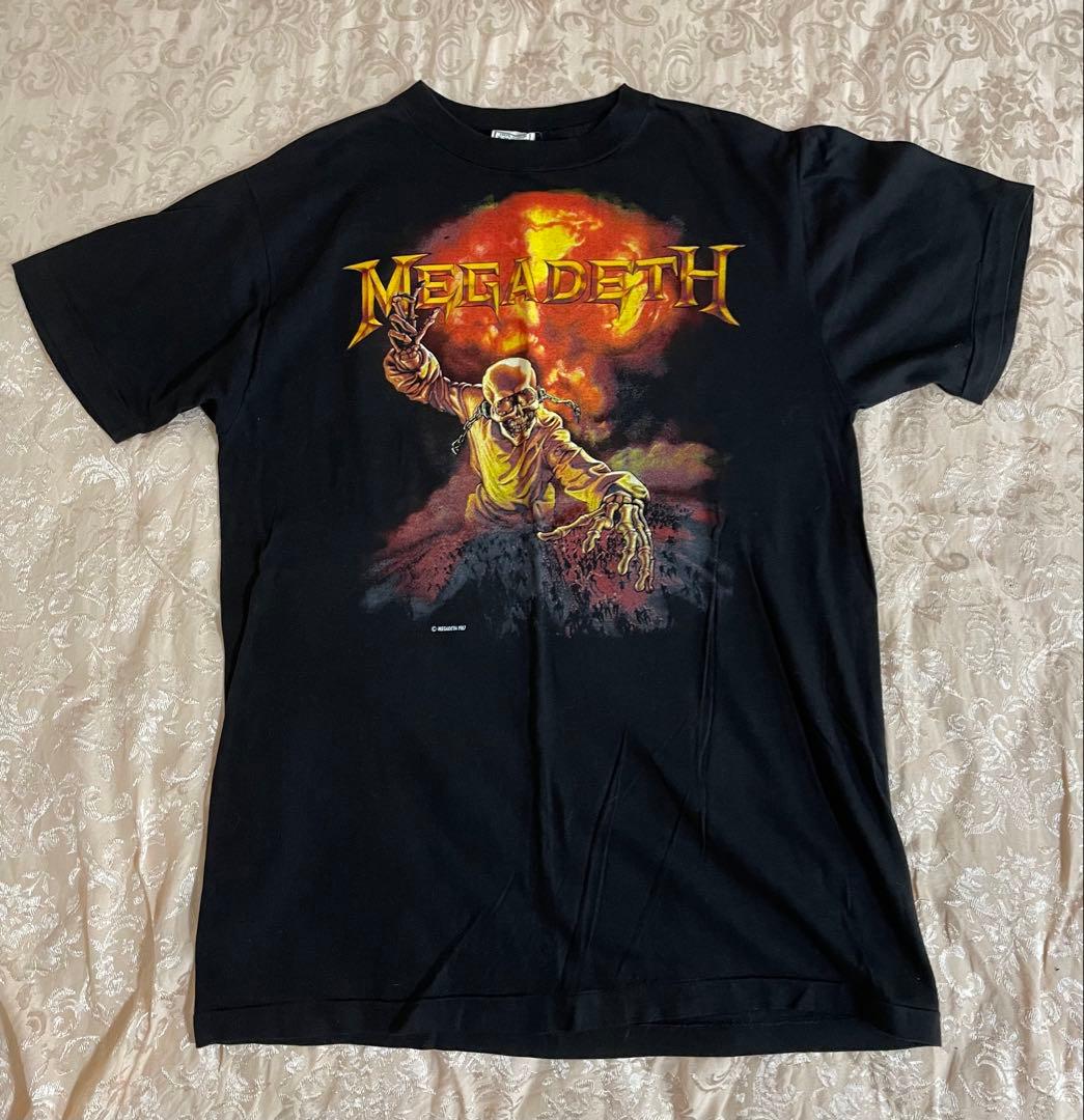 お値下げします！MEGADETH メガデス　Tシャツ　1988年　来日時購入