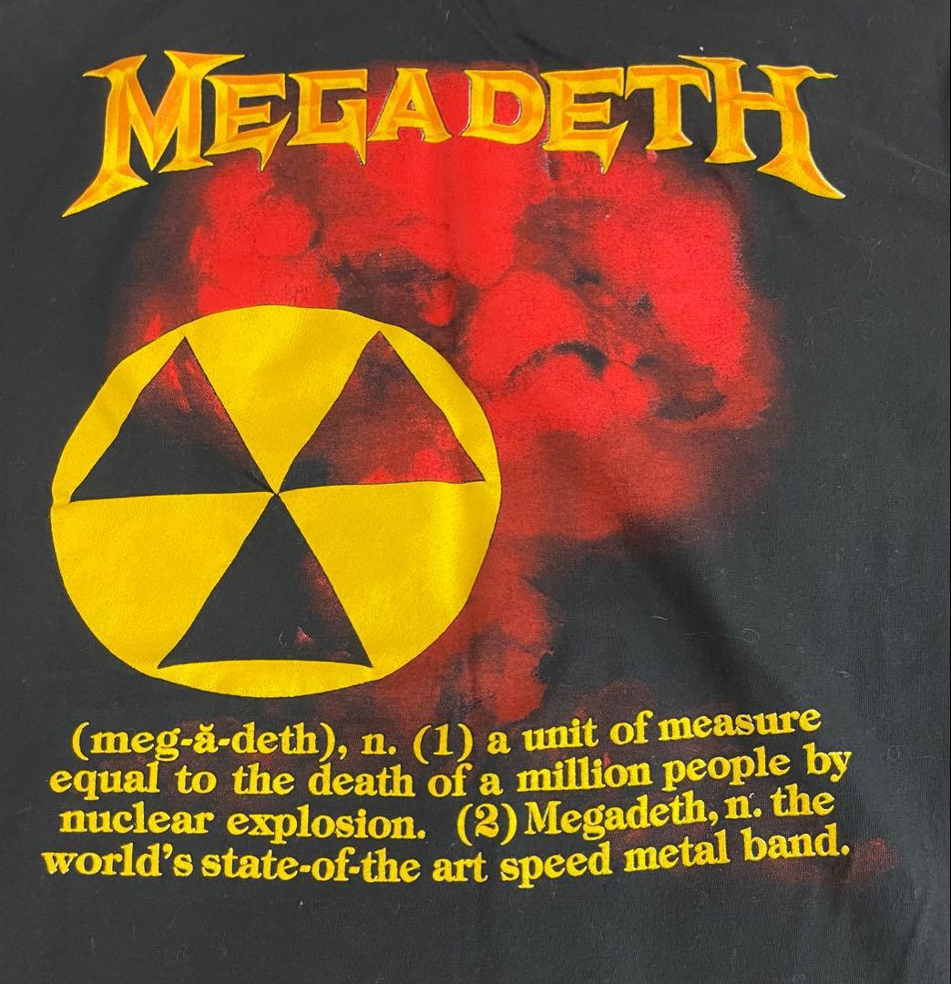 お値下げします！MEGADETH メガデス　Tシャツ　1988年　来日時購入