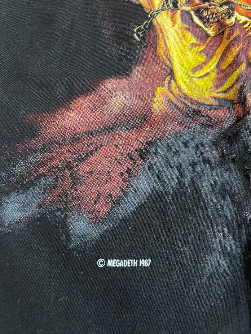 お値下げします！MEGADETH メガデス　Tシャツ　1988年　来日時購入
