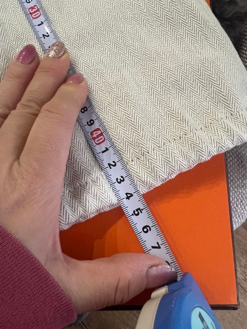 HERMES オレンジ ギフト箱　保存袋　リボン　ボリード31