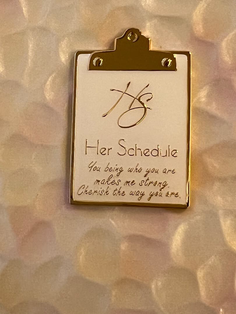 オレンジペコ　Her Schedule 長財布 ホワイトローズ