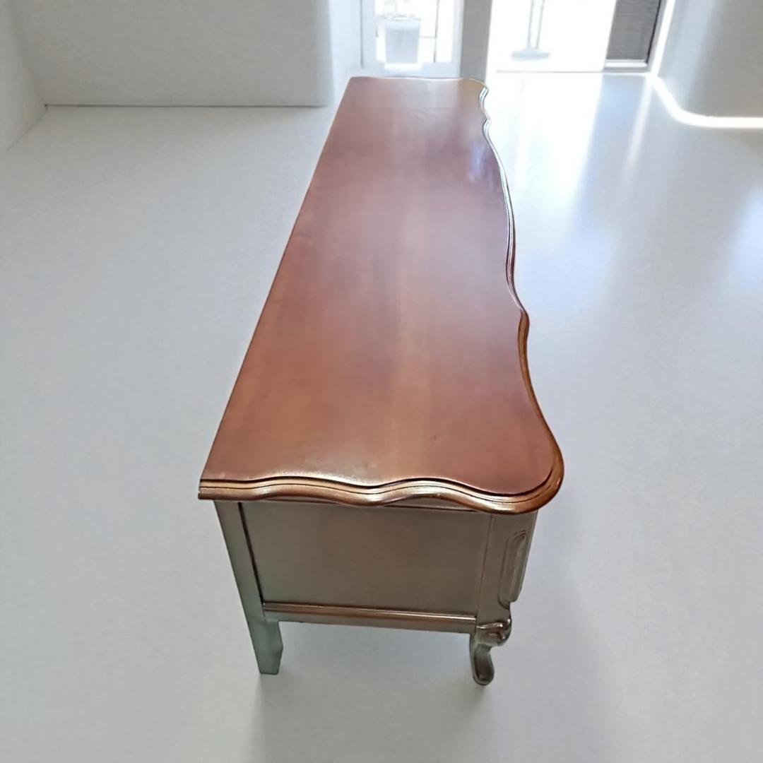 ガント　 リビングボード　 猫脚　　テレビ台　ボード 　ラック　幅　139cm