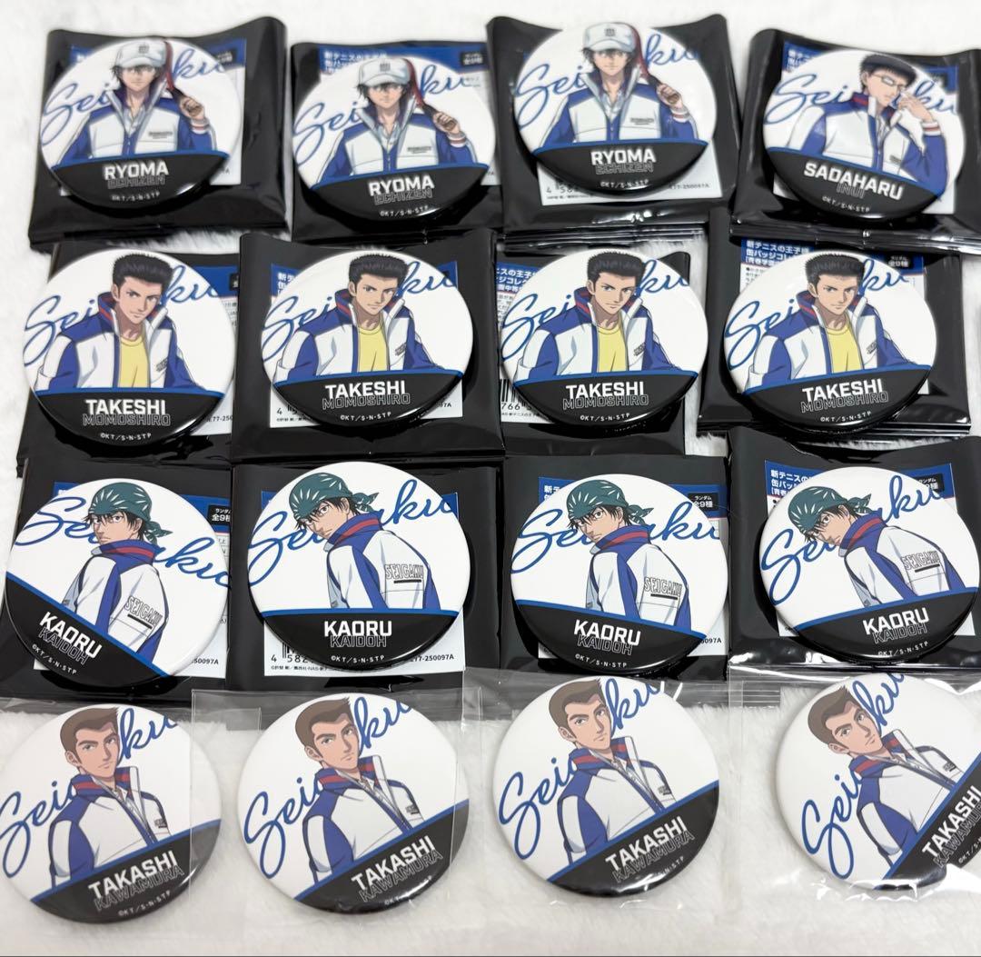 新テニスの王子様 　テニフェス　缶バッジコレクション　越前　乾　河村　桃城　海堂