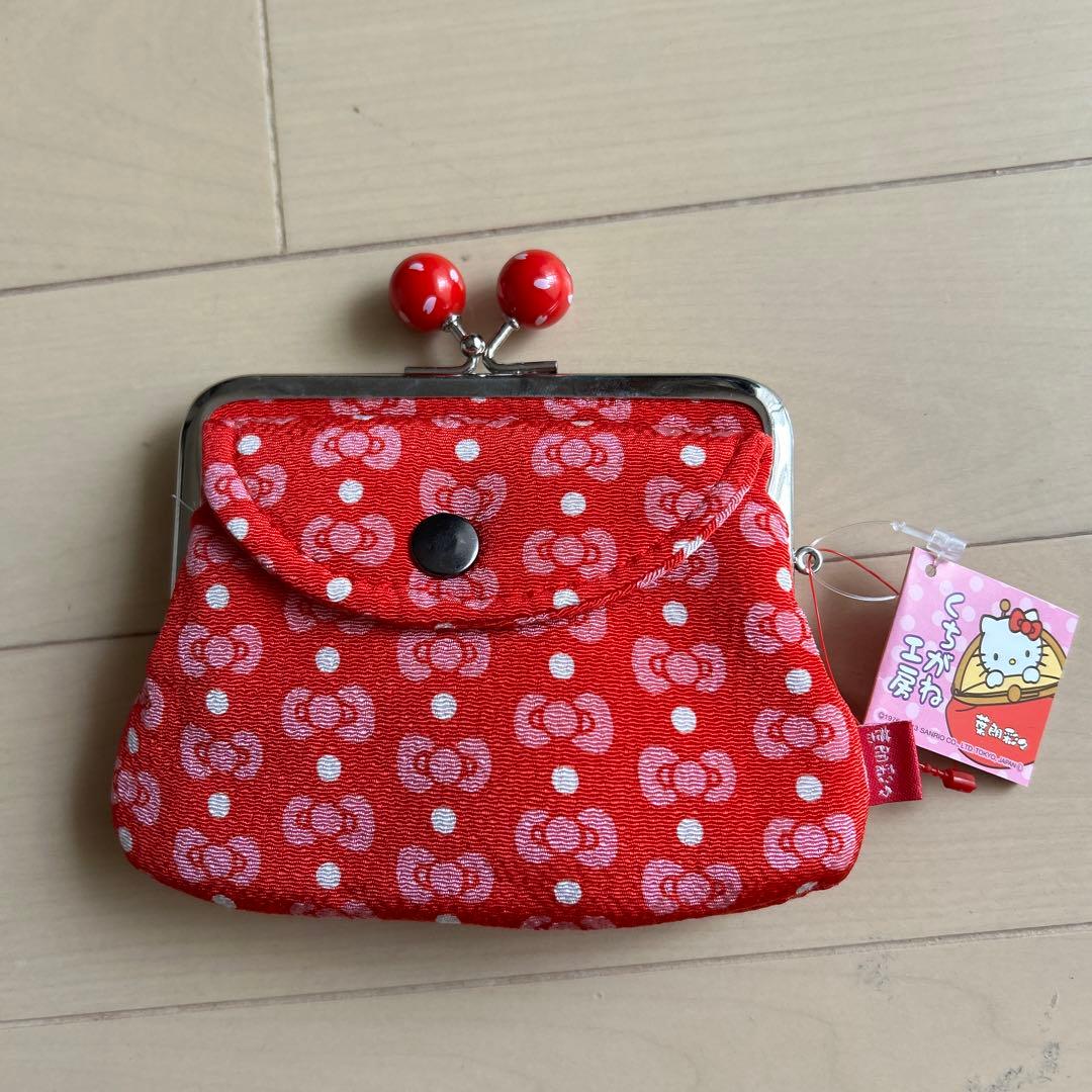 キティ　親子がま口財布　くちがね工房　レトロ　レア