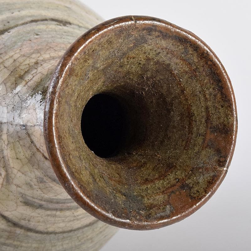 唐津焼　古唐津　絵唐津　花文　徳利　C　R7827