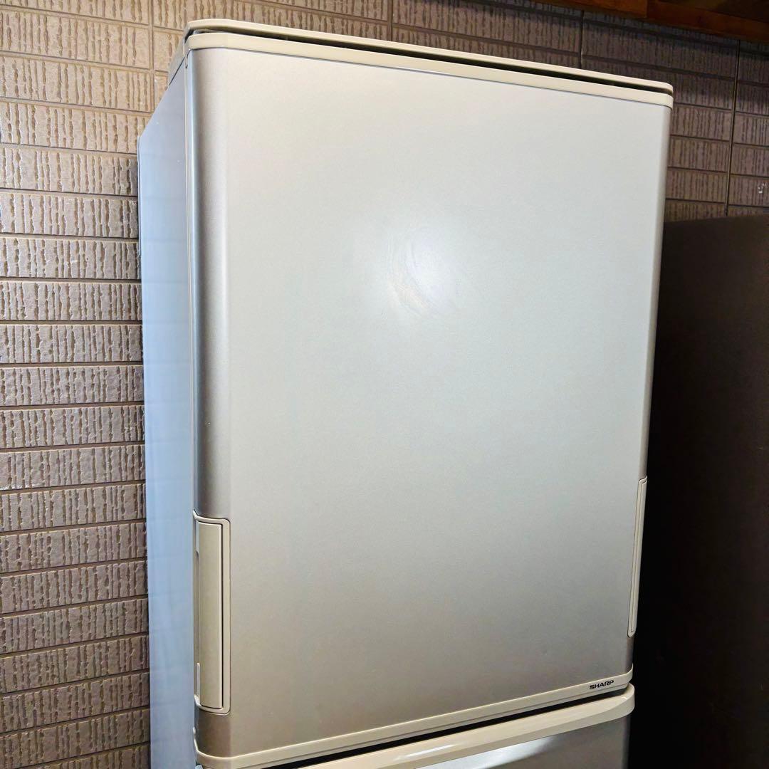SHARP 350L 冷蔵庫 両開き 大容量 2019年製【地域限定配送無料】