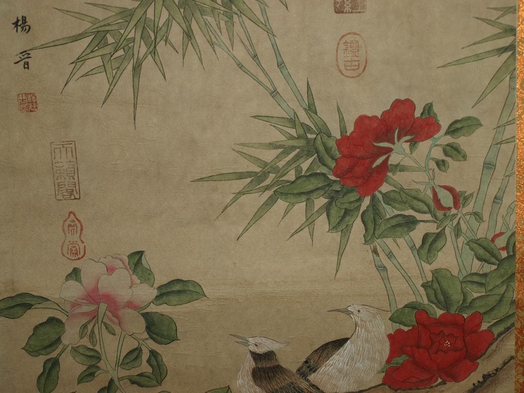 民間仕入れ品　中国明時代の肉筆　掛け軸BD329A12-1