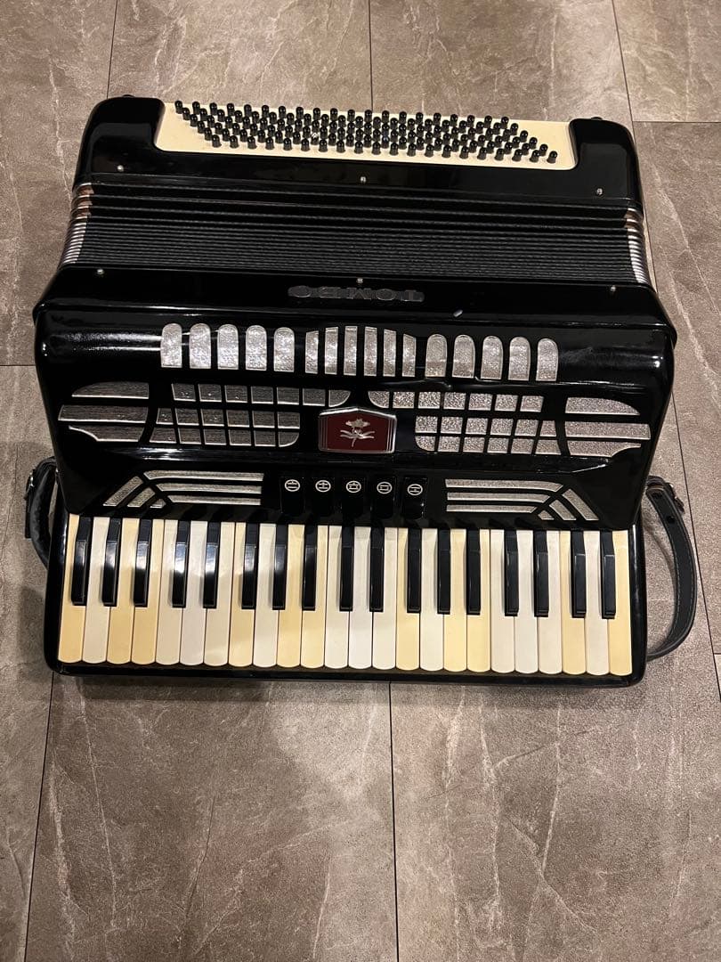 TOMBO アコーディオン 41鍵120B 黒