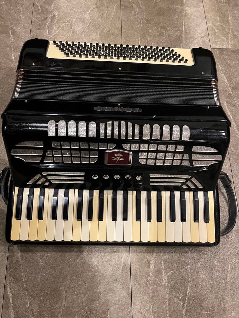 TOMBO アコーディオン 41鍵120B 黒