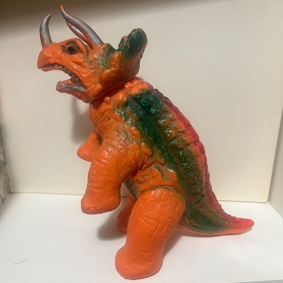 大協製 トリケラトプス ソフビ フィギュア 生きていた恐竜