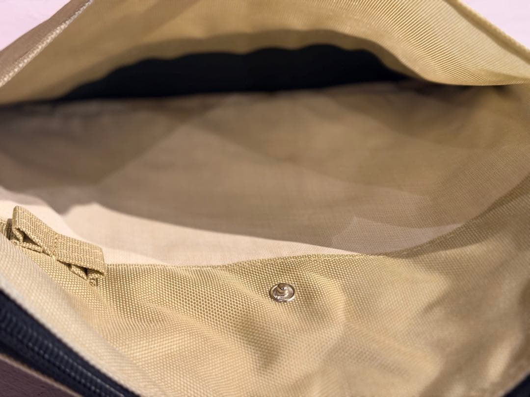 【昭和レトロ・非売品】キリン瓶生 新発売記念ポーチ 案内状付 デッドストック