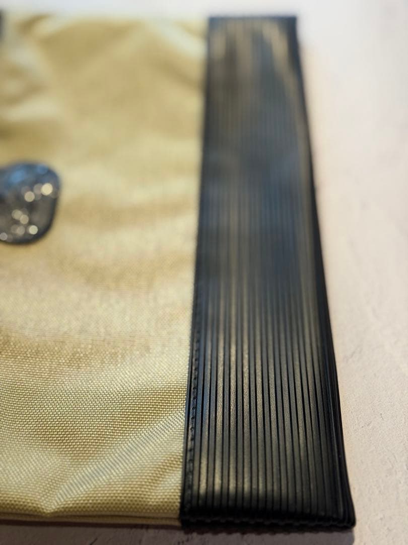 【昭和レトロ・非売品】キリン瓶生 新発売記念ポーチ 案内状付 デッドストック