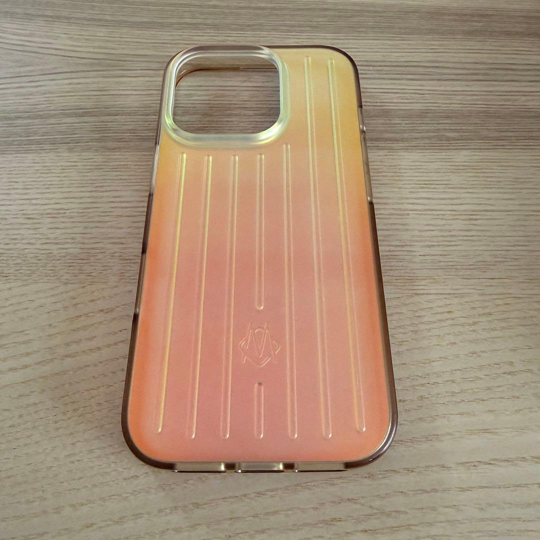 RIMOWA iPhone 16 Pro ケース オーロラピンク