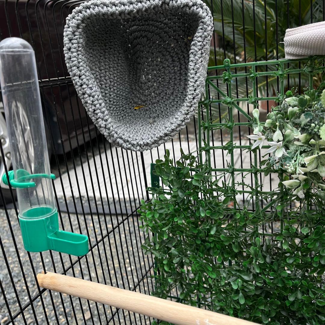 大きめの金属製鳥かご