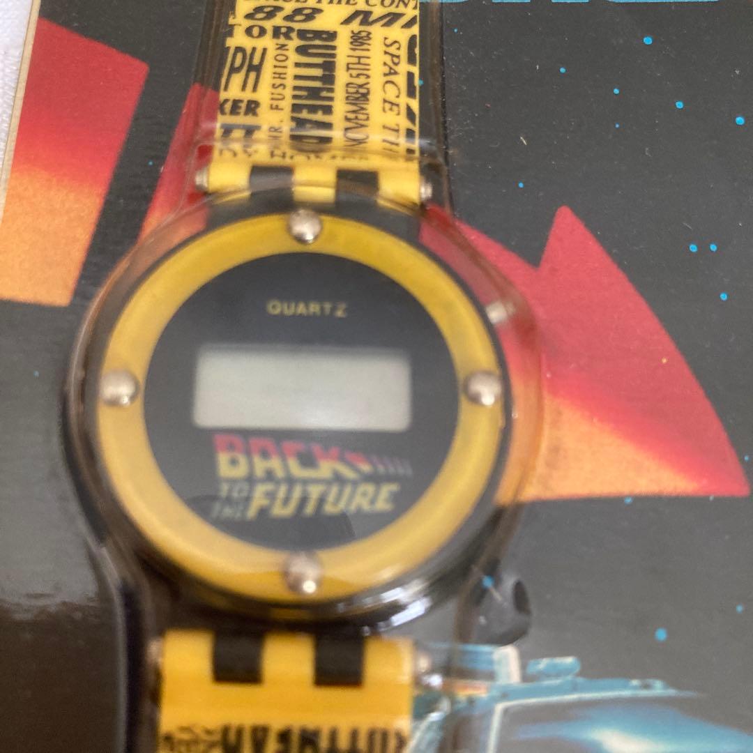 未使用品　バック・トゥ・ザ・フューチャー デジタルウォッチ