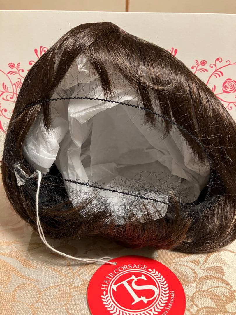ふーちゃん様ご確認用新品未使用　ダークブラウン ショートウィッグ