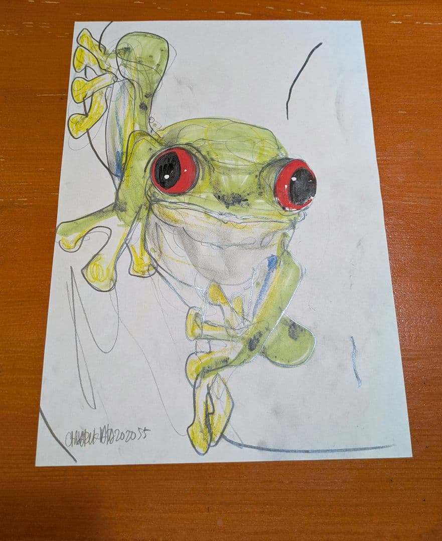 木原千春　５分間ドローイング　7点