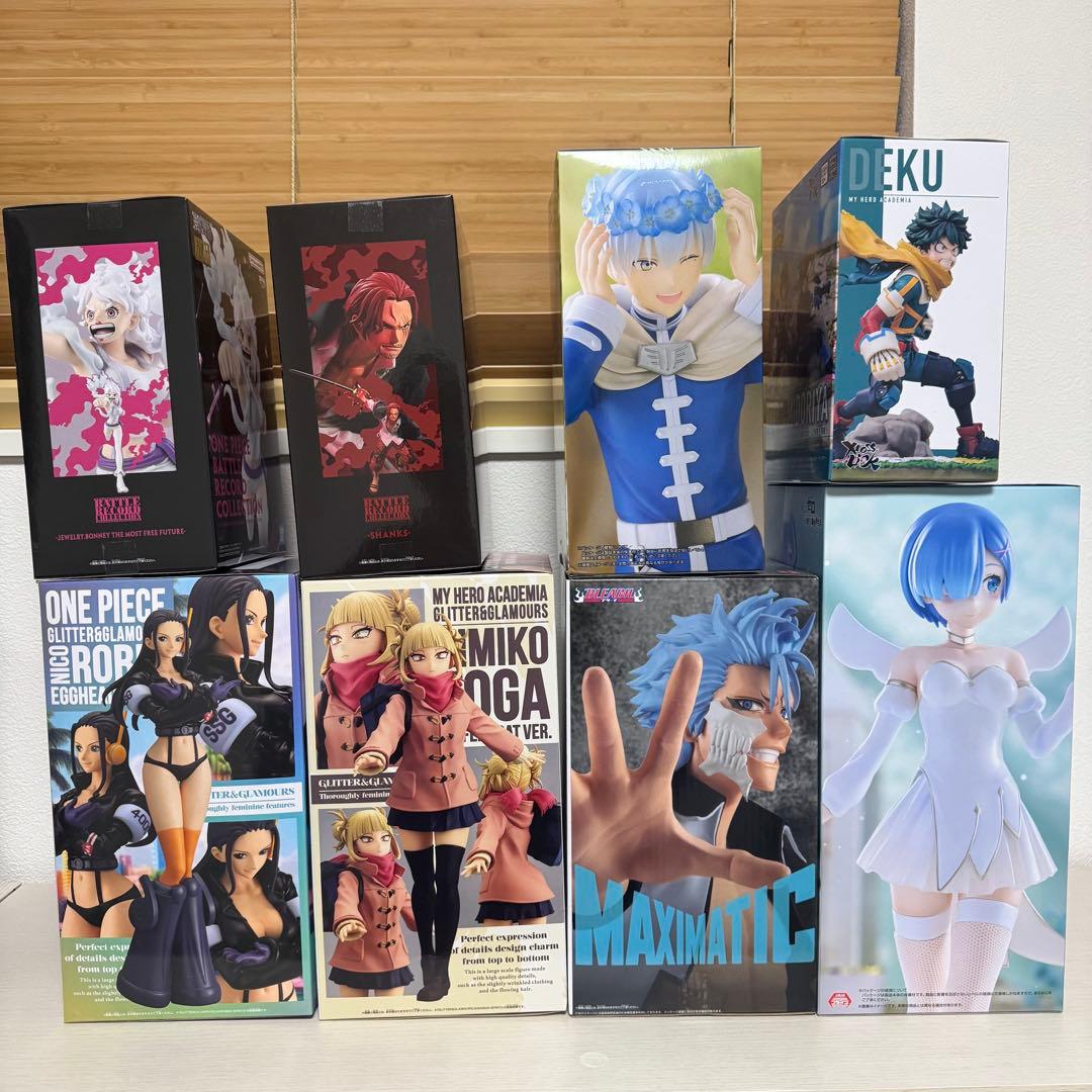 ジャンプ系・美少女系 プライズフィギュア 8体まとめ売り ワンピース ヒロアカ