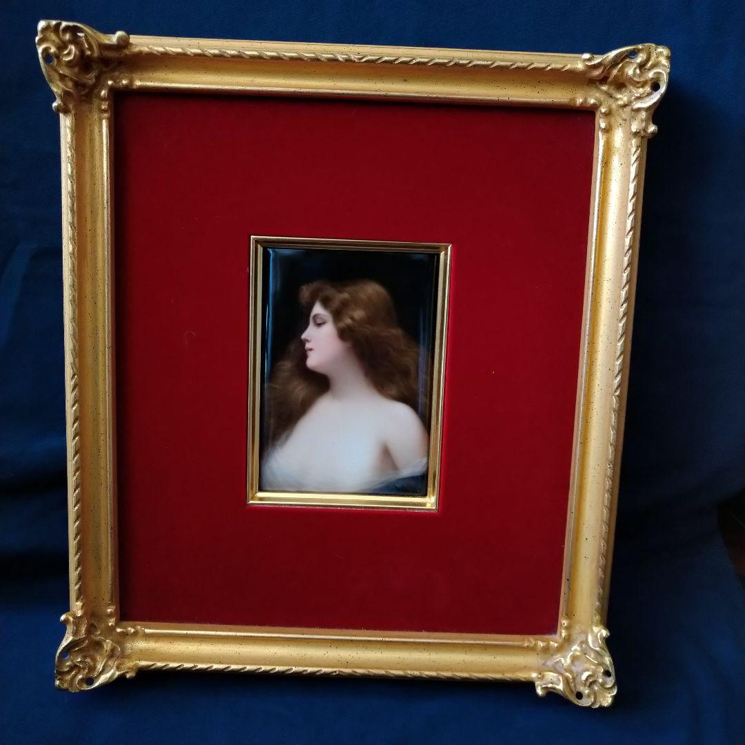 ✤KPMベルリン✤額入り陶版画✤「Erbluth」