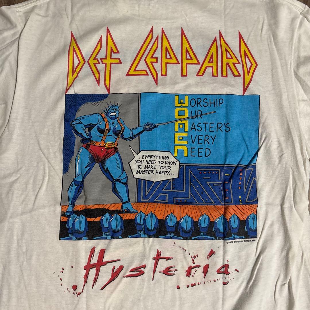 Def Leppard sk8コミックTシャツ XL 80s