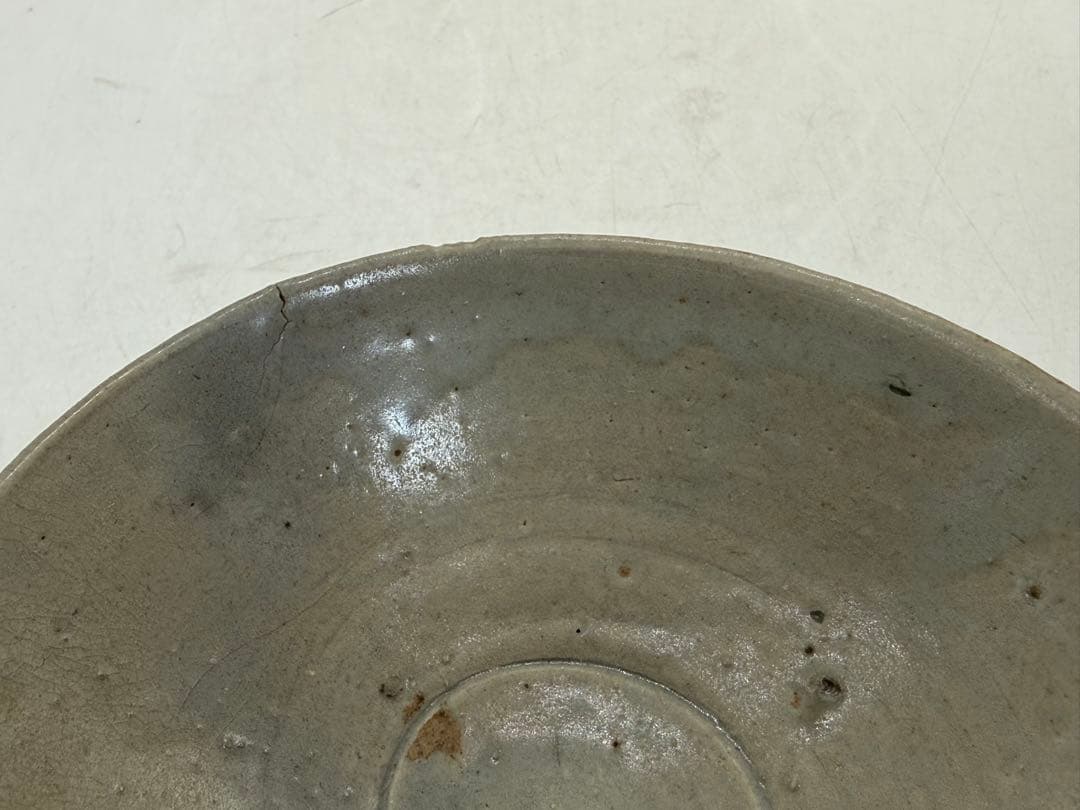 朝鮮唐津　平茶碗　アンティーク　茶道具　送料込み251217