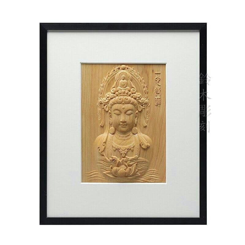 装飾壁画  観音菩薩  仏教  仏像  祈る厄除  彫刻  災難除去