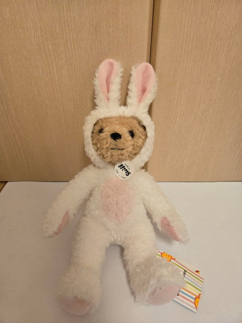 Steiff ハンドメイド ぬいぐるみ ウサギ耳