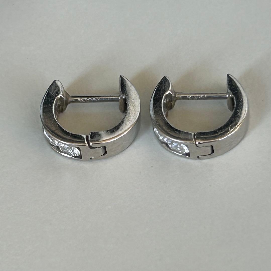 る*ー様 pt900 プラチナ　ダイヤモンド　フープピアス　計0.56ct