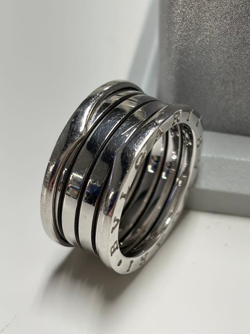 BVLGARIブルガリ　ビーゼロワンリング　ホワイトゴールド60（日本20号）