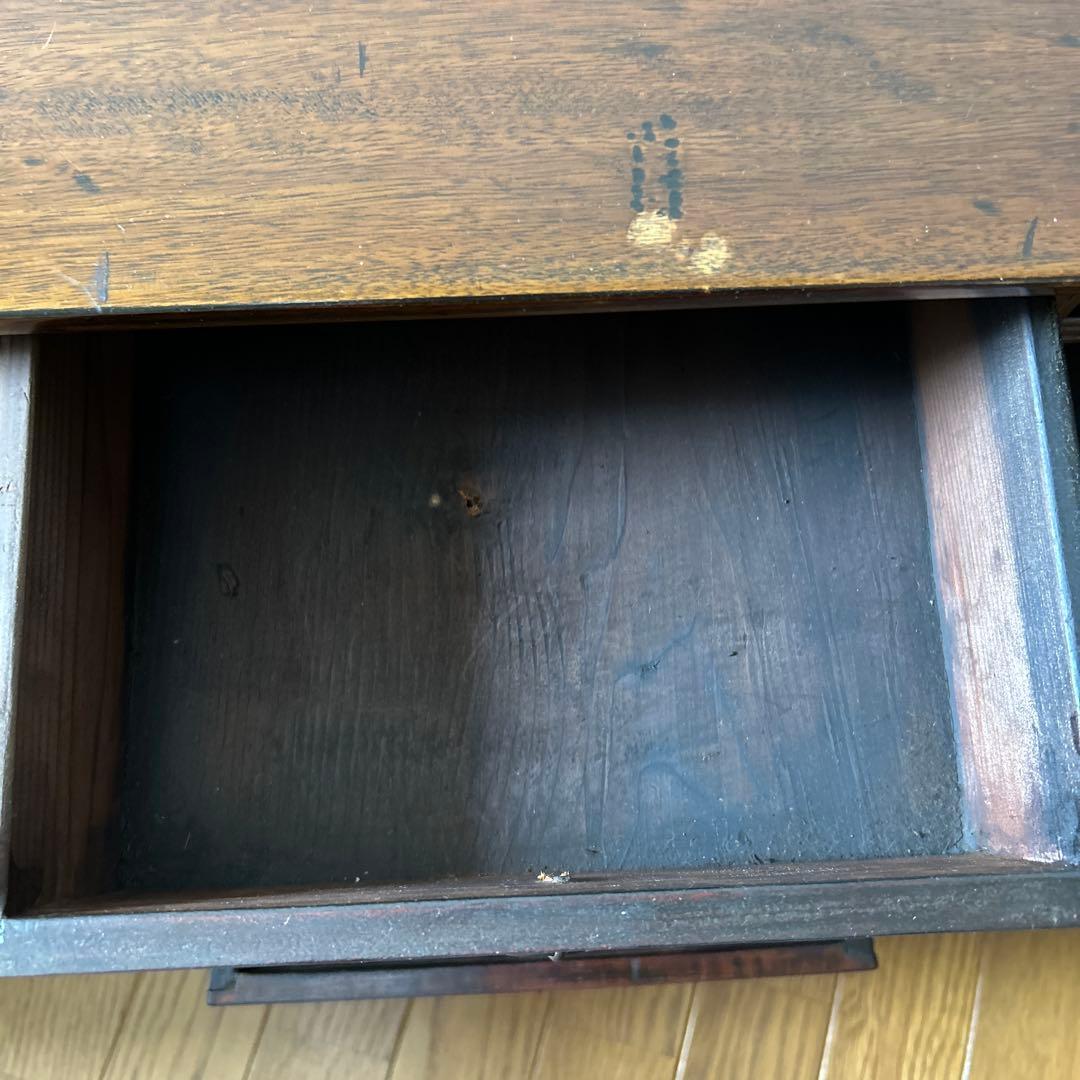 唐木飾り棚　彫刻入り木製箪笥　アンティーク　古美術　中国家具