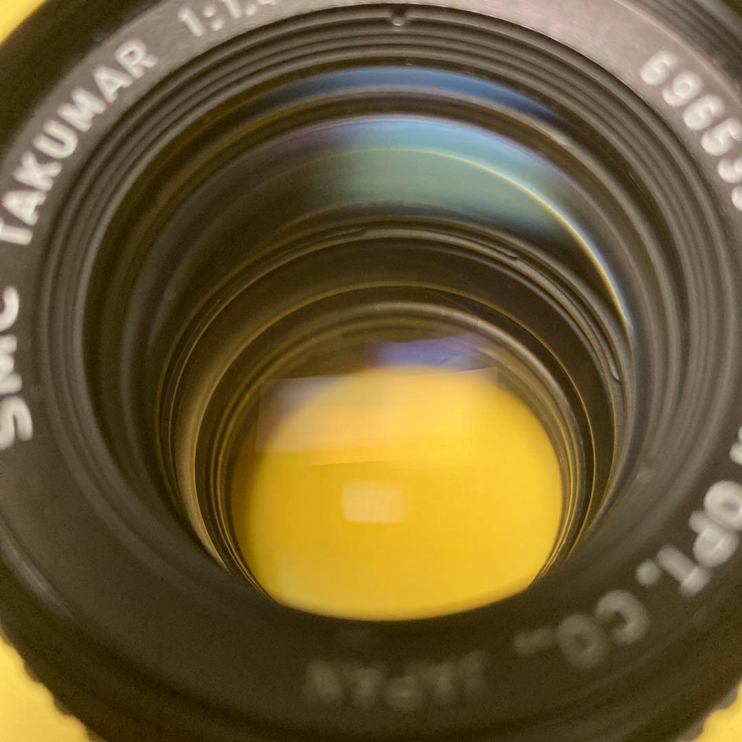 M42 美品 SMC TAKUMAR 50mm F1.4 純正付属 タクマー