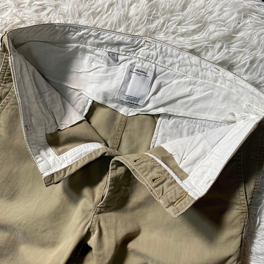 【美品】ヴィズヴィム　チノパン　HIGH WATER CHINO　シンチバック