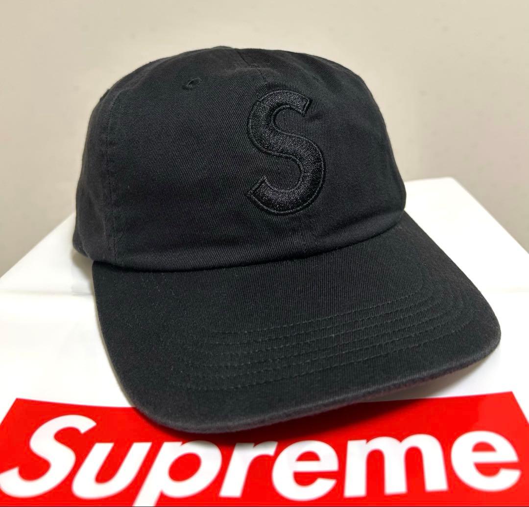 24H以内発送 完売品 黒 Tonal S Logo 6-Panel Cap