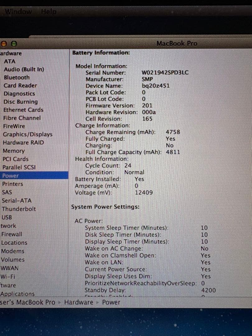 MacBook本体 Macbook Pro Mid 2012 16GB HD:500GB
