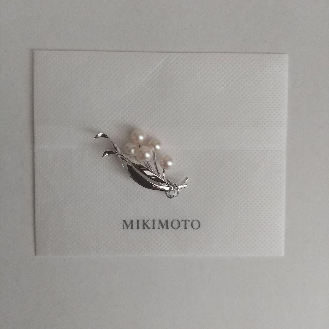 MIKIMOTO ブローチ 本真珠 花 ブーケ