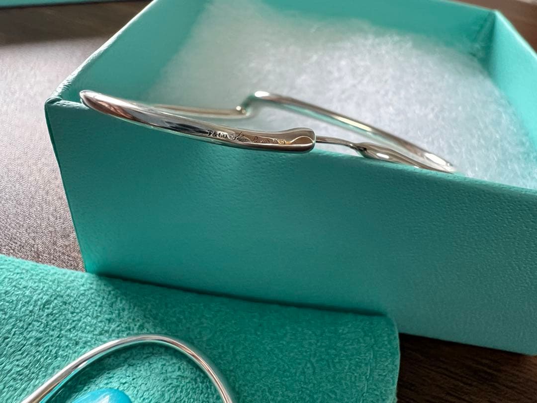 TIFFANY&Coオープンハートフープピアス