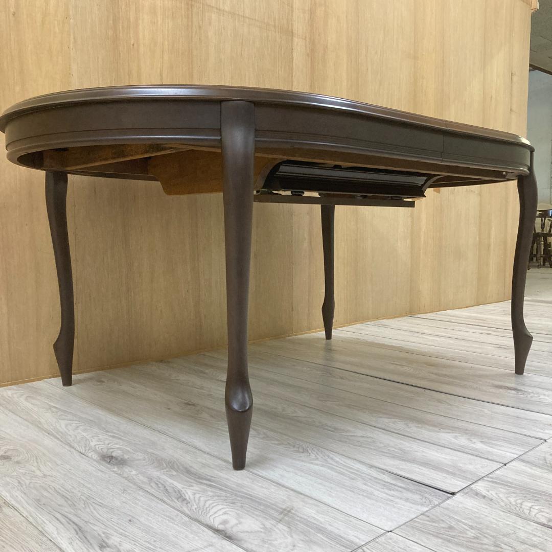 【マルニ】伸長式　ダイニングテーブル　エクステンション　猫脚