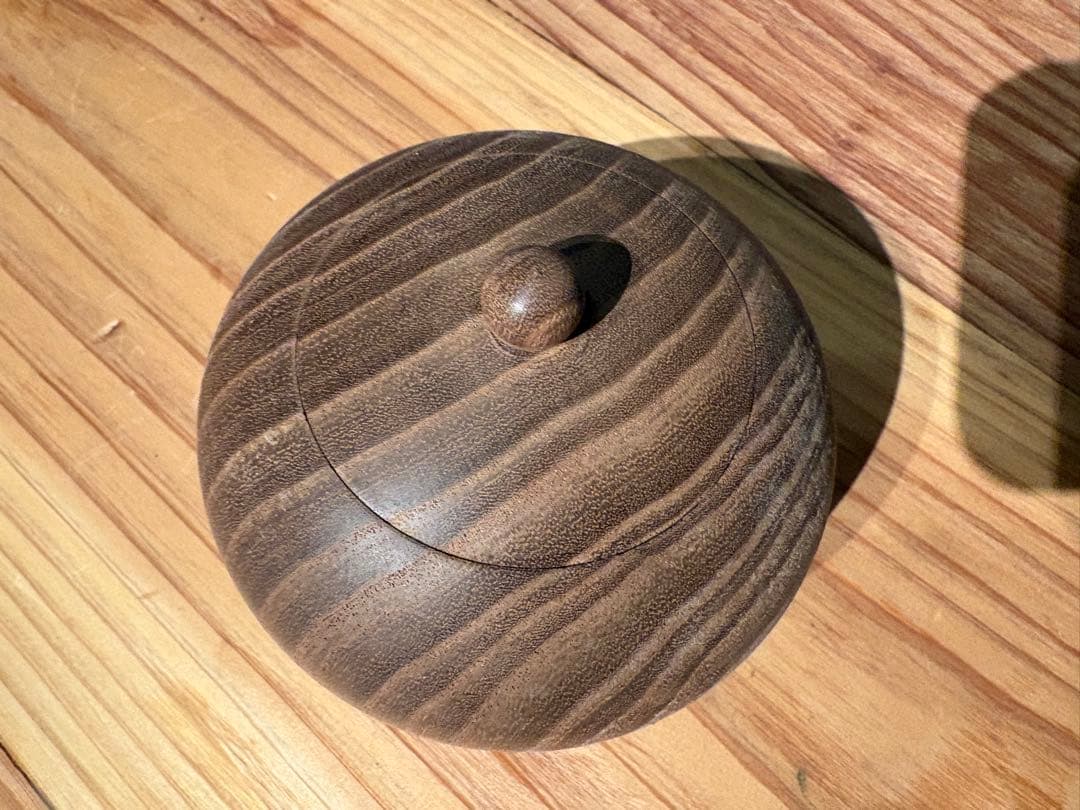 桐製 薄茶器 徳作 茶道具 共箱付き 木製 茶器