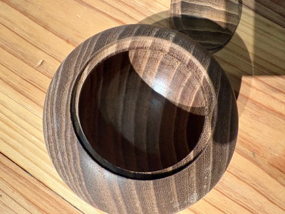 桐製 薄茶器 徳作 茶道具 共箱付き 木製 茶器