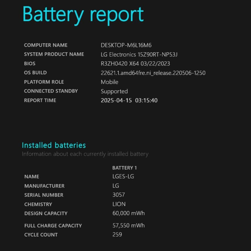 専用 LG Gram OLED i5-1340P 256GB 16GB 中古品