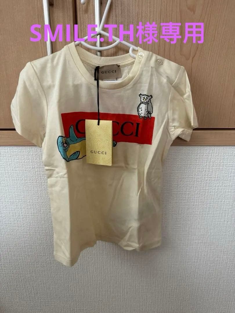 GUCCI ベビー Tシャツ 18／24動物プリント新品