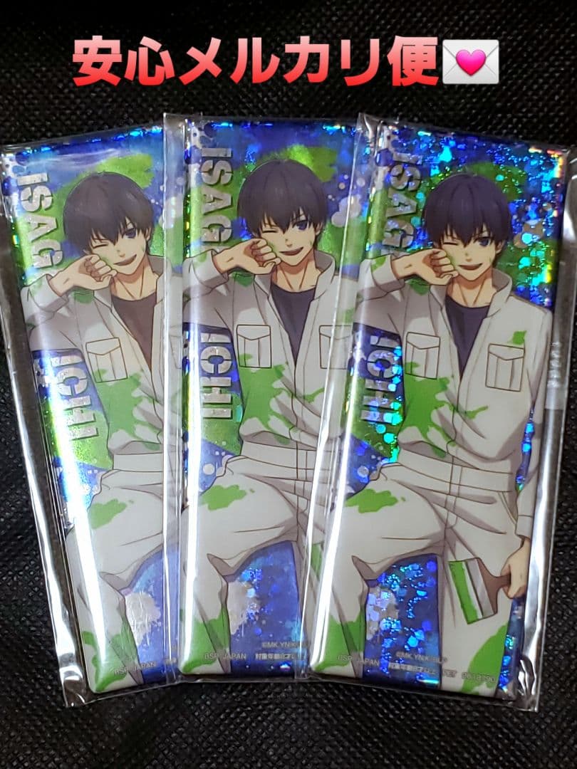 ブルーロック ホログラム ロングスクエア缶バッジ GIGO限定 潔世一